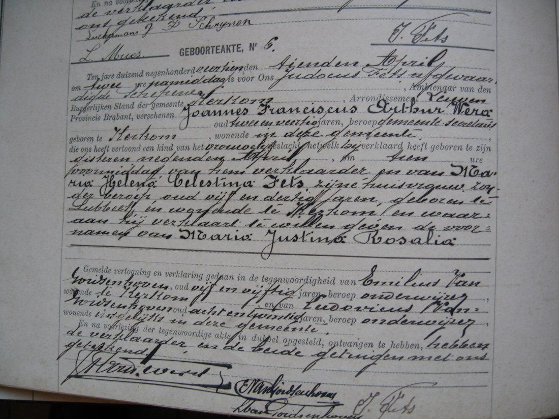 5 Geb. Maria Wera 1914